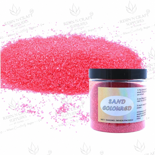 Light Pink  Coloured Sand 500g for Resin Art, Rangoli, DIY Crafts & Decoration