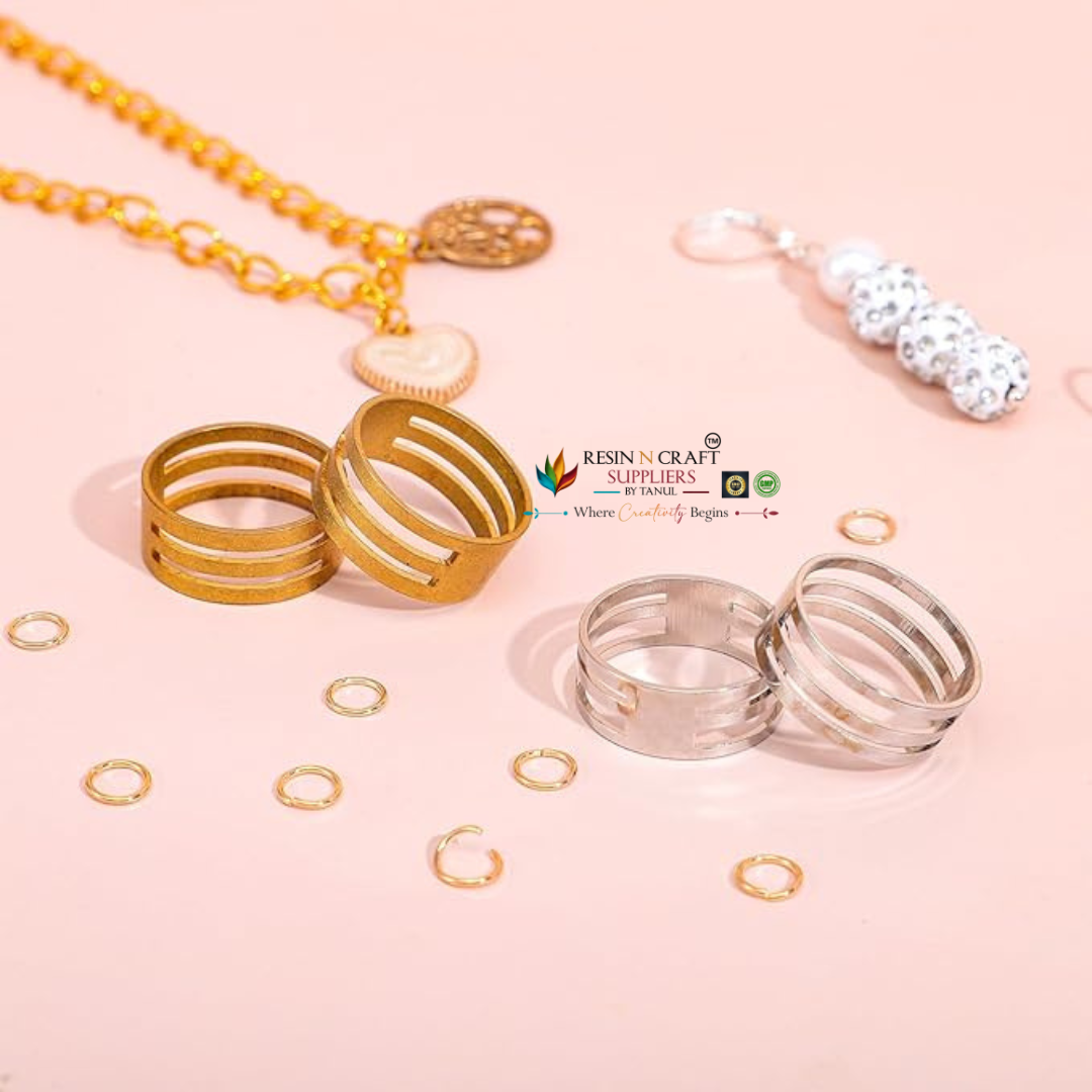 Jump Ring Opener Tool – Gold Ring for Opening & Closing Jump Rings