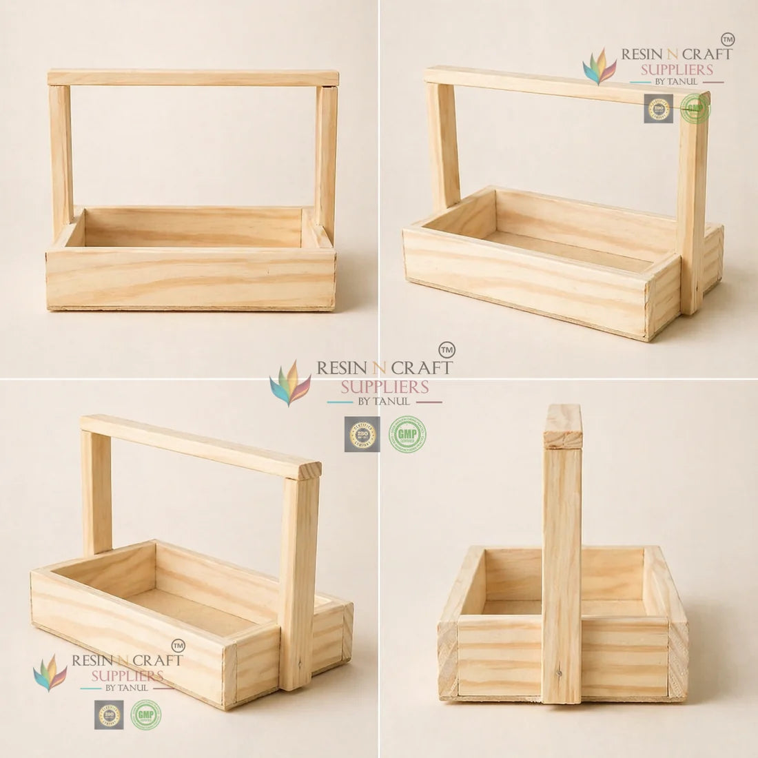 Premium Hamper Combo Set – Tray + 8 Glass Jars 30 ml (WTR01 + RJ01)