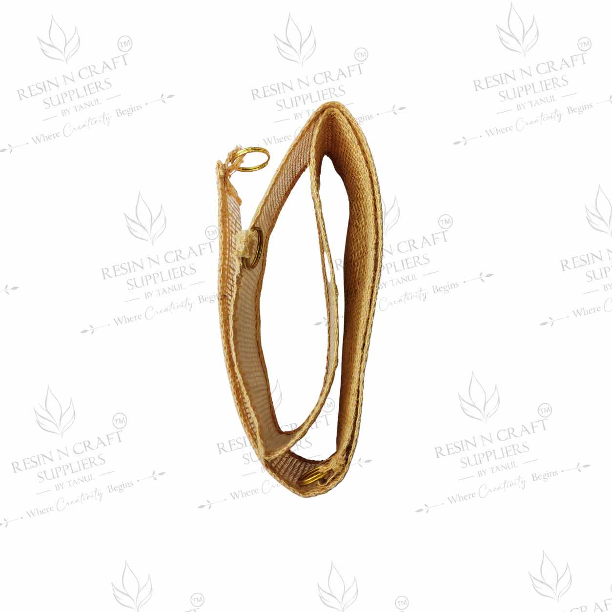 Natural Jute Fabric Toran Belt 40 x 3 Inch | Readymade Toran Base for Bandhanwar Making