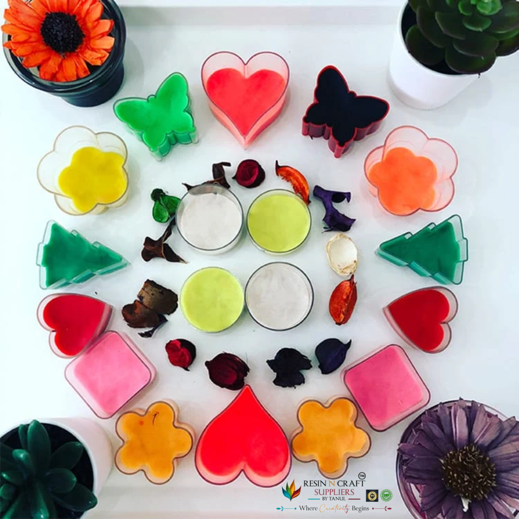 Star Shape Polycarbonate Tealight Cup | Transparent Reusable Tealight Candle Cup for DIY Candle Making, Soy Wax & Decorative Candles