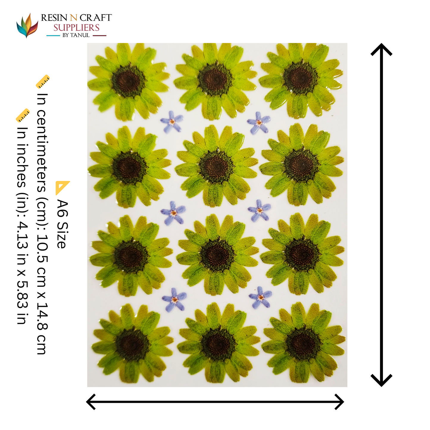 Color Peel & Stick UV DTF Sticker – A6 Size (UVS - 130)