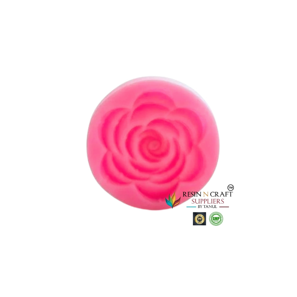 Rose Flower Silicone Mold – Mini Candle & Resin Art Mold (RHBR39-02M)