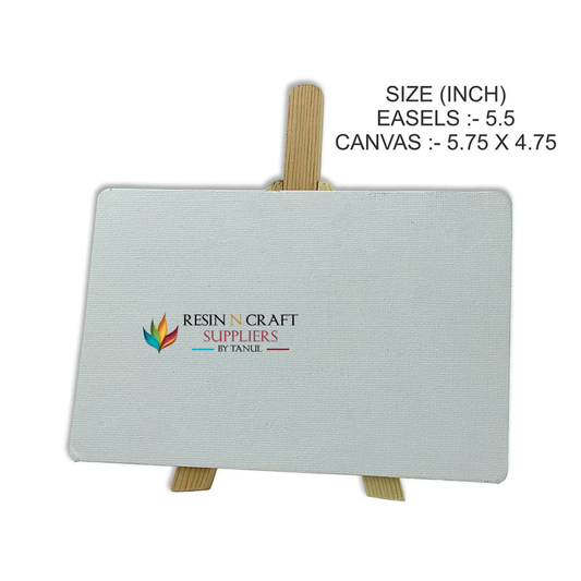 Easel With Rectangle Canvas