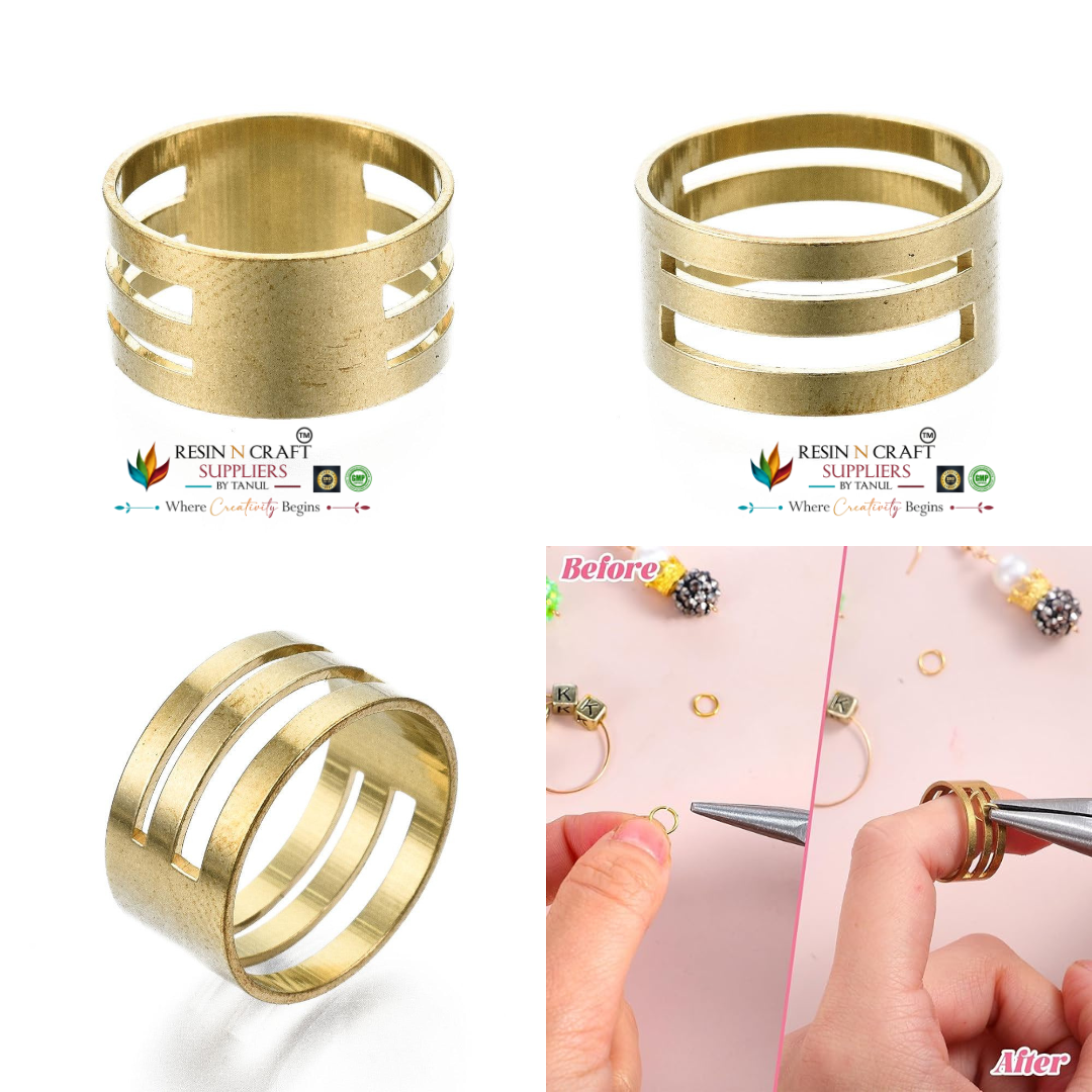 Jump Ring Opener Tool – Gold Ring for Opening & Closing Jump Rings