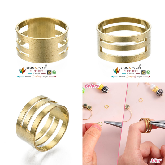 Jump Ring Opener Tool – Gold Ring for Opening & Closing Jump Rings