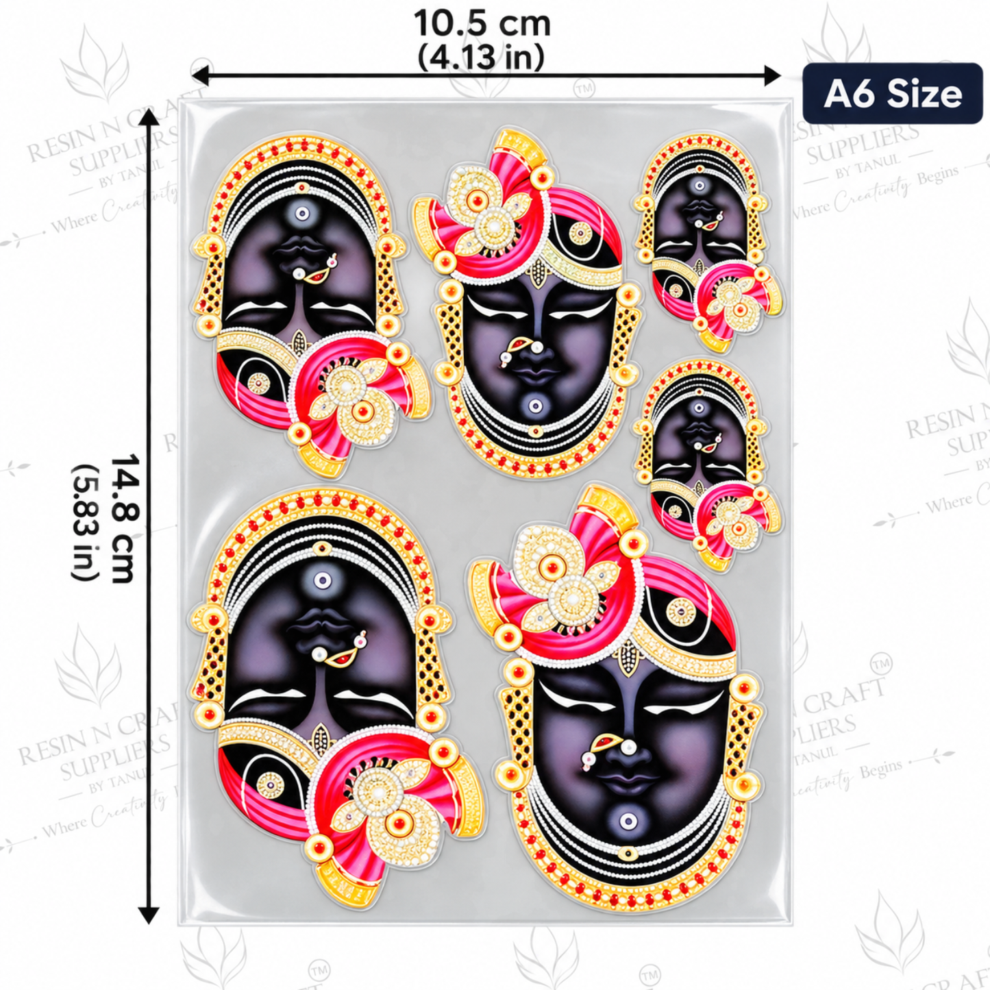 Color Peel & Stick UV DTF Sticker – A6 Size (UVS - 199)