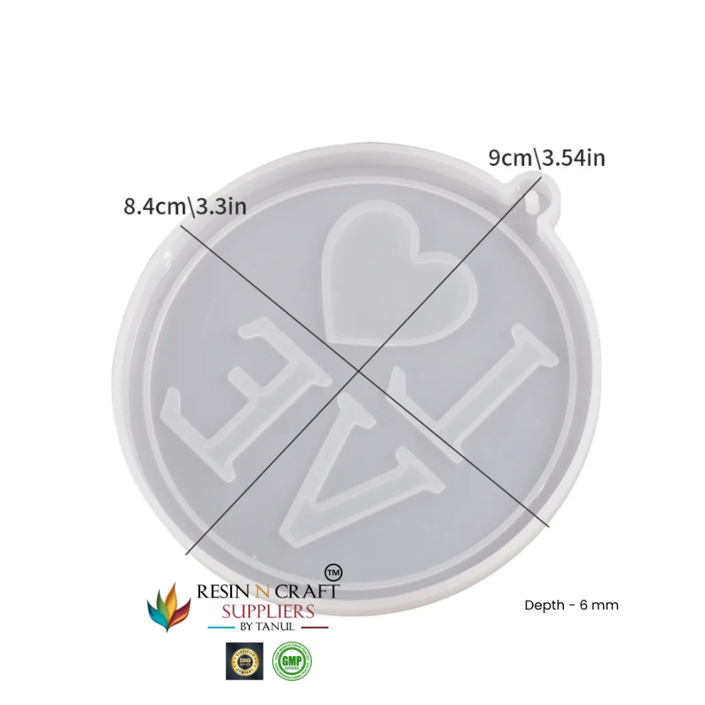 Love Hanging Mold – Round (RRM0258)