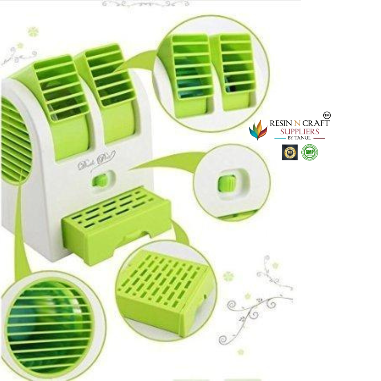 Dual Bladeless Mini Air Conditioner