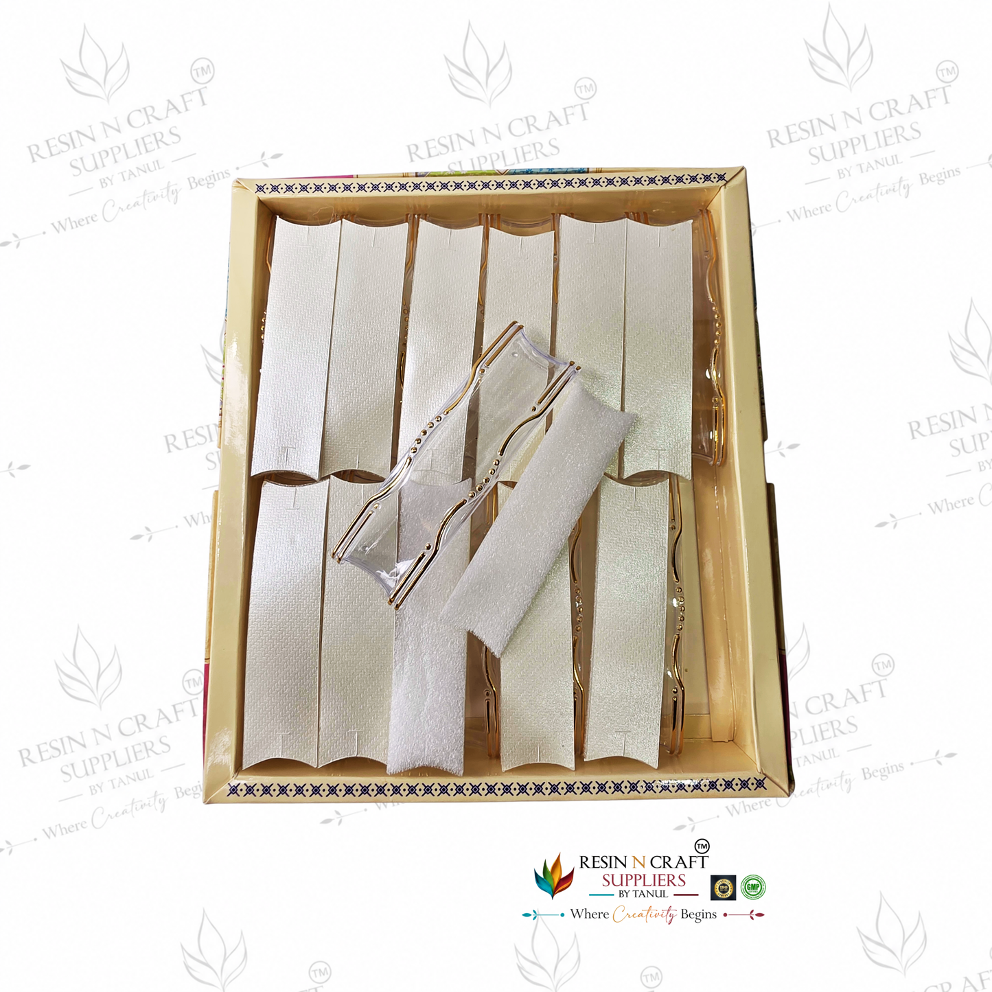 Rakhi / Bracelet Card Box Packing (RKB13) – 12 Box Set for Rakhi Packaging | 4 × 1 Inch.
