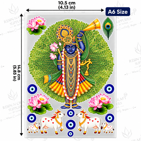 Color Peel & Stick UV DTF Sticker – A6 Size (UVS - 194)