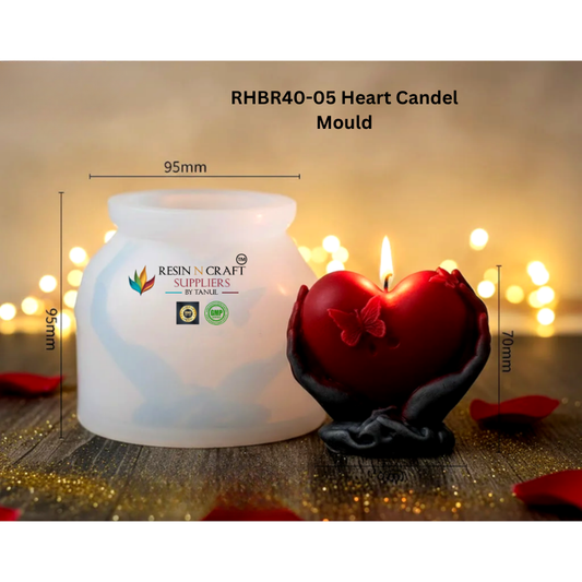 Heart Candle Mould – (RHBR40-5)