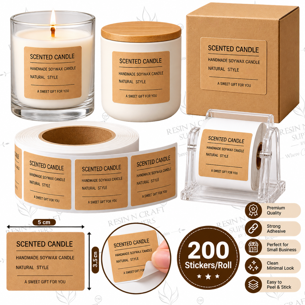 For My Love Gift Label Sticker Roll – 250 Premium Romantic Adhesive Labels (0013603700)