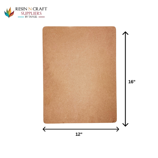 12" X 16" X 12 MM MDF Board For Name Plates