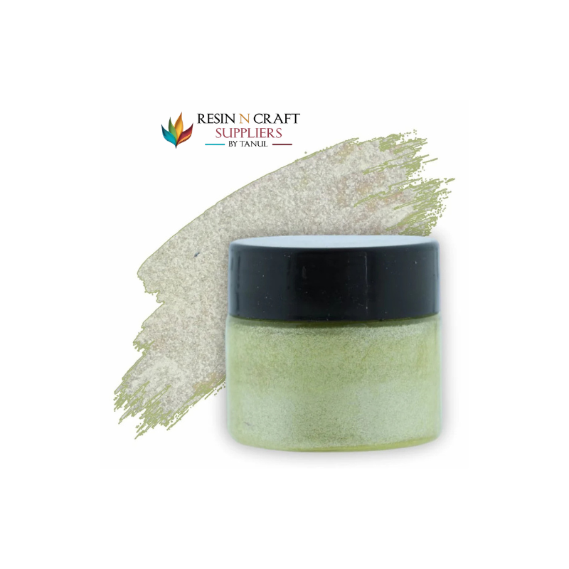 Lime Yellow Metallic Pigment 20 grms