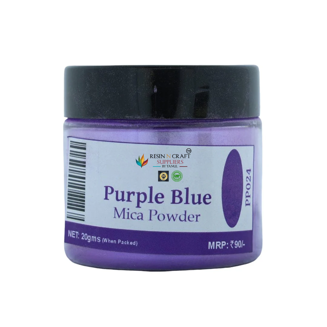 Purple Blue Pearl Mica Powder 20 Gram