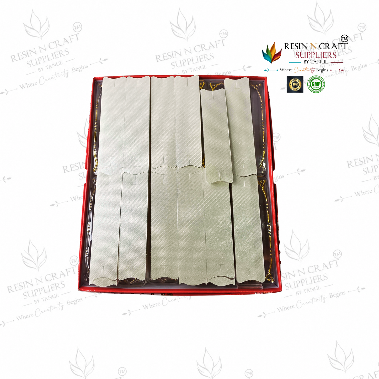 Rakhi / Bracelet Card Box Packing (RKB08) – 12 Box Set for Rakhi Packaging | 4.5 × 1 Inch