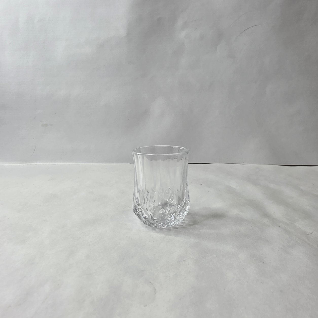 Crystal Diamond Cut Glass Candle Jar | 2.2 Inch Decorative Glass Candle Vessel for Wine & Smoothie Candles, Hampers, Resin Décor & Gifting