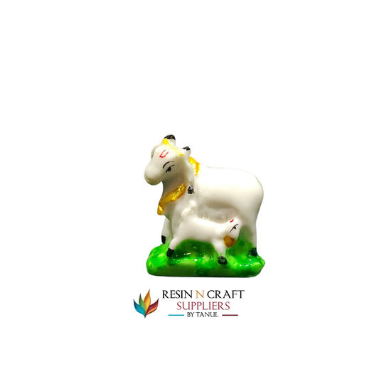 Miniature Cow and Calf Idol (Gau Mata)