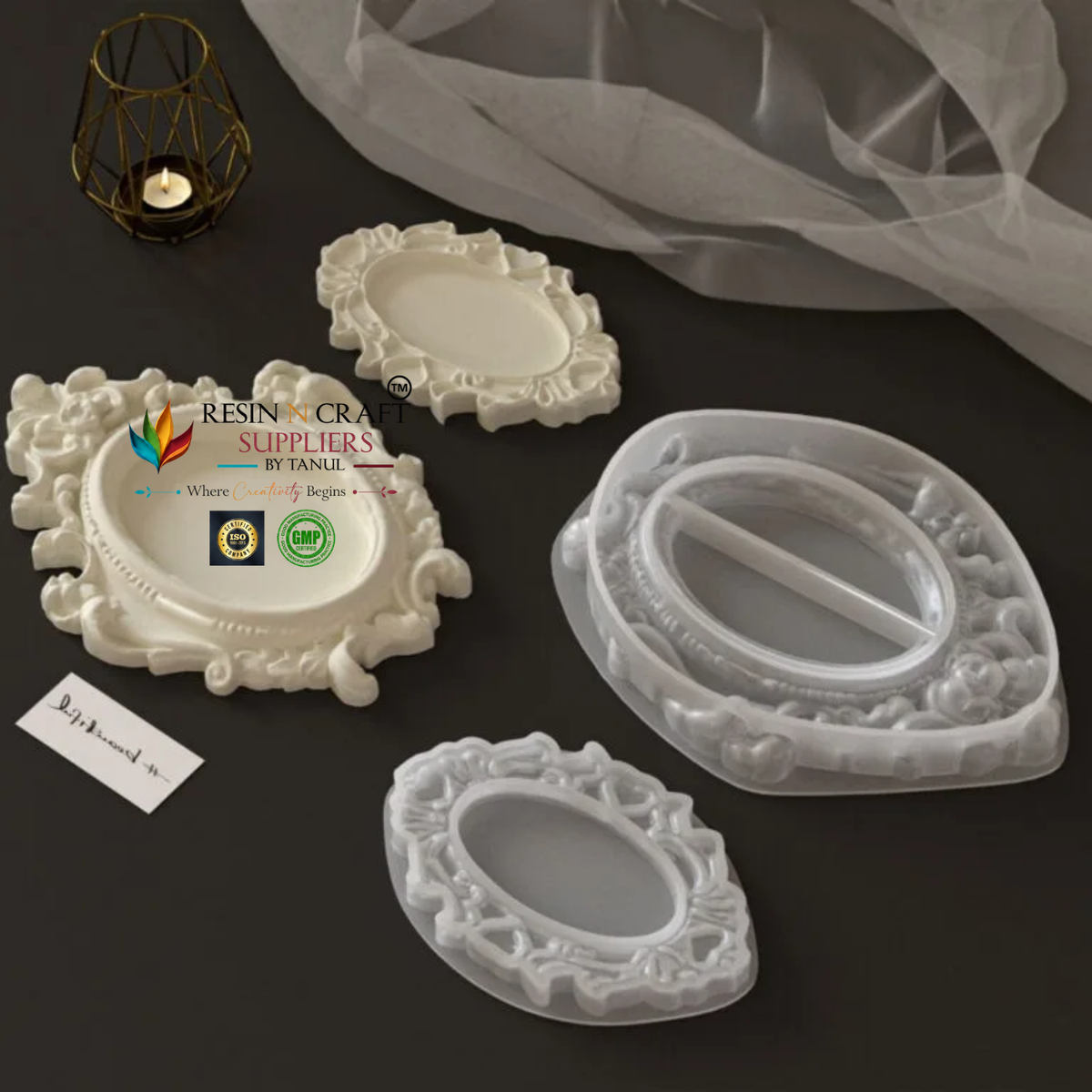 European Embossed Tray Silicone Mould – B (RRM0403M)