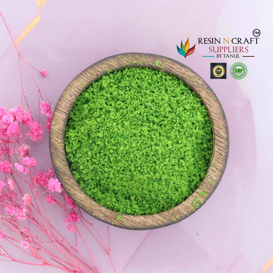 Artificial Foam Grass Powder Shade - 03 (25gms) Lime Green (RAF103) (MOSS)