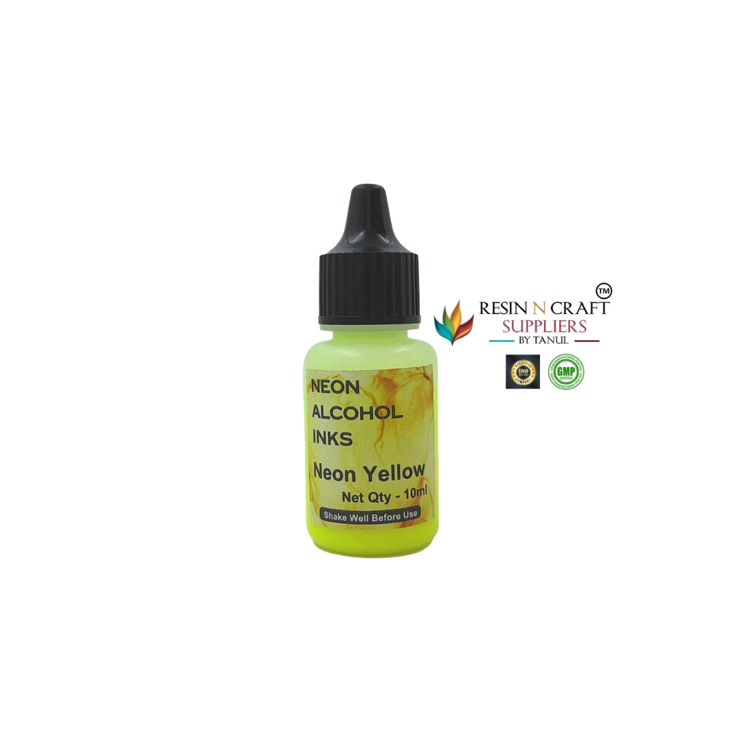 Neon Alcohol Ink – 10g Each | Pack of 6 Colors & Single Colors Available