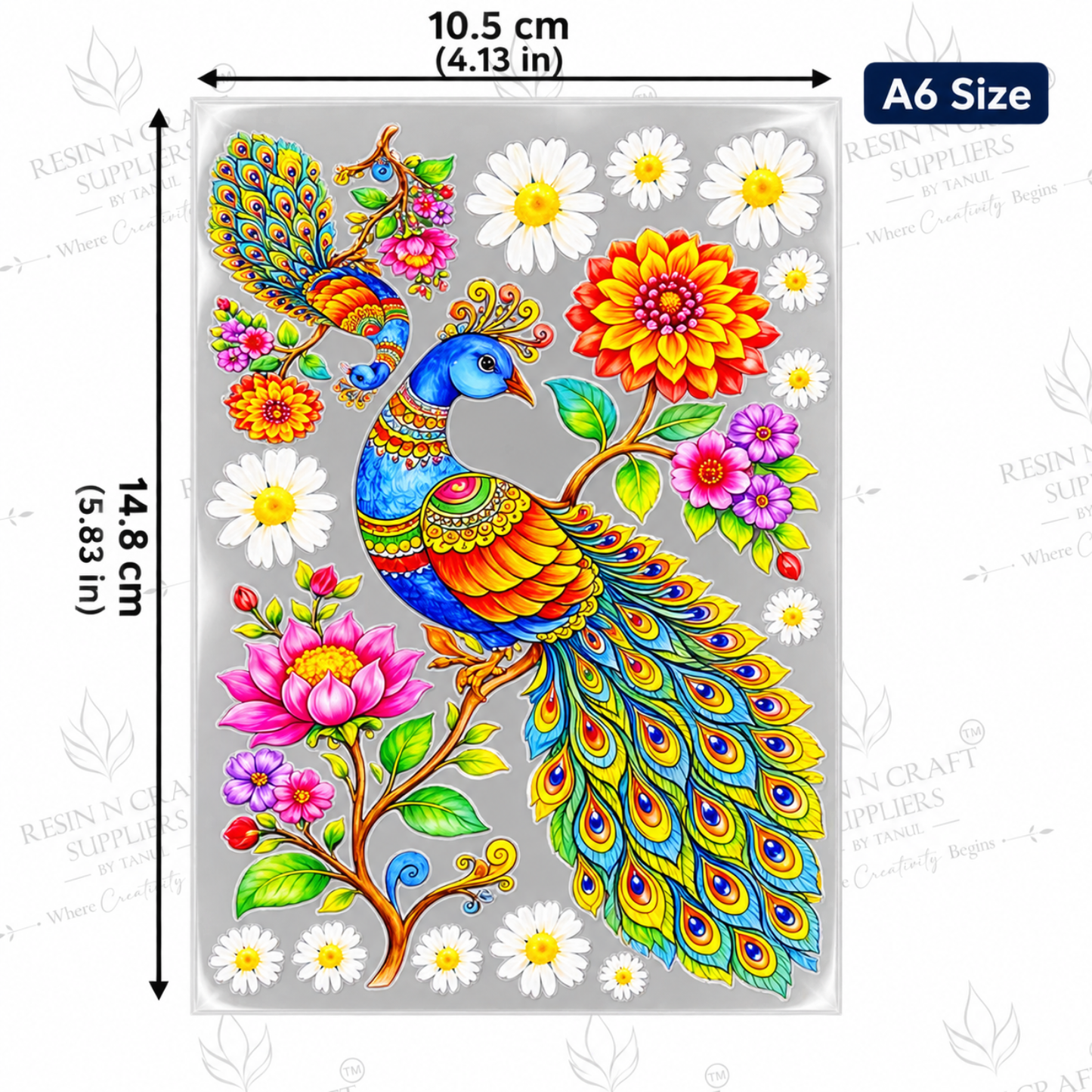 Color Peel & Stick UV DTF Sticker – A6 Size (UVS - 223)