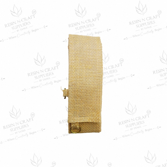 Natural Jute Fabric Toran Belt 40 x 2.5 Inch | Readymade Toran Base for Bandhanwar Making (Copy)