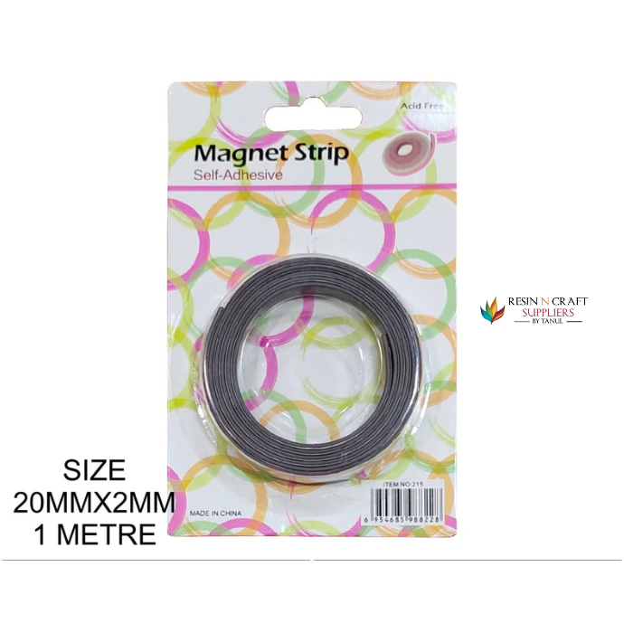 Magnet Strip (1 Meter) 20 MM – RESIN N CRAFT SUPPLIERS