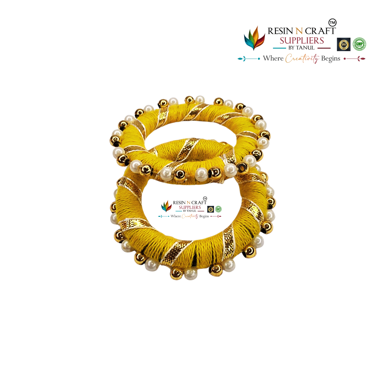 Traditional Pearl Ring (Yellow) Moti Pearl Ring