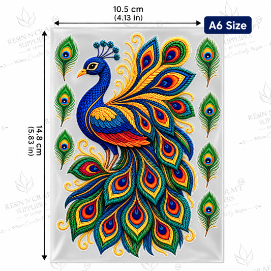 Color Peel & Stick UV DTF Sticker – A6 Size (UVS - 209)