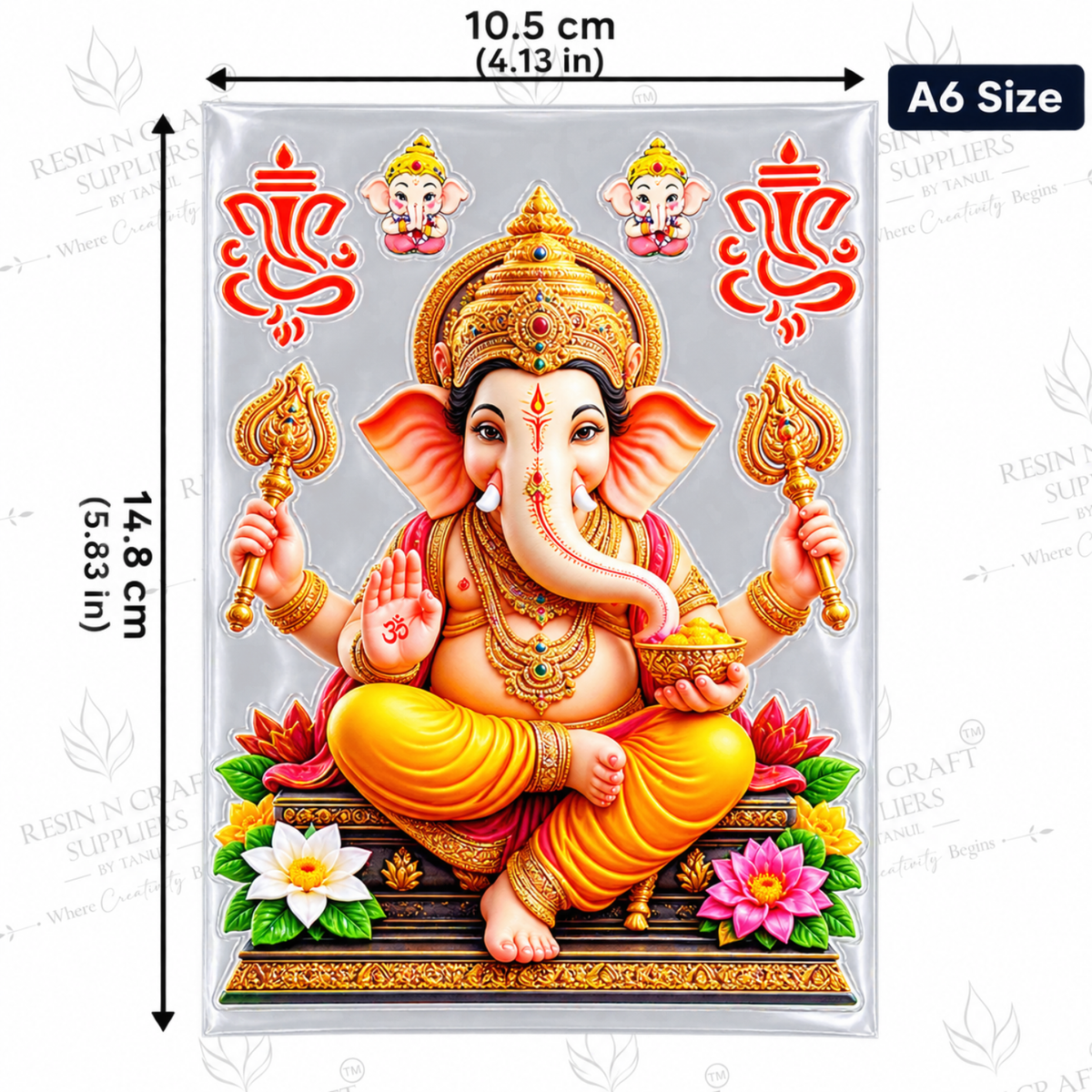 Color Peel & Stick UV DTF Sticker – A6 Size (UVS - 215)