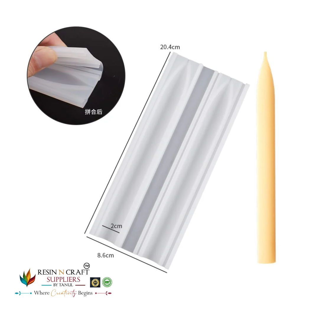 Long Pole Candle Silicone Mould (RSM1410M)