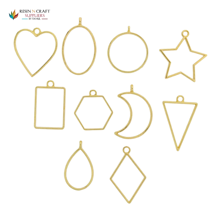 RBZ171 10 In 1 Bezels Set (GOLD) – RESIN N CRAFT SUPPLIERS