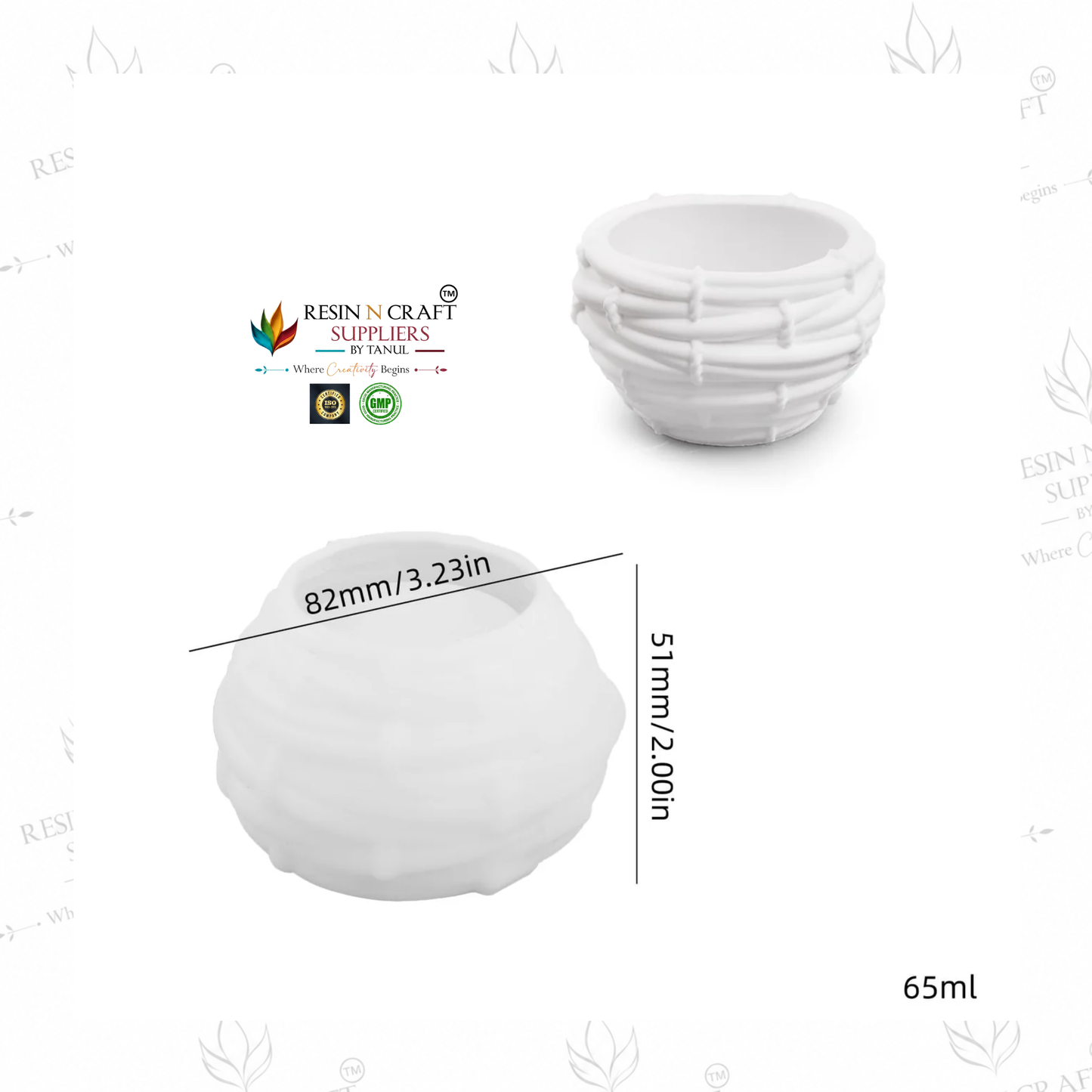 Bird Nest Candle holder / Storage Box (small) Mould (RSM1422M)