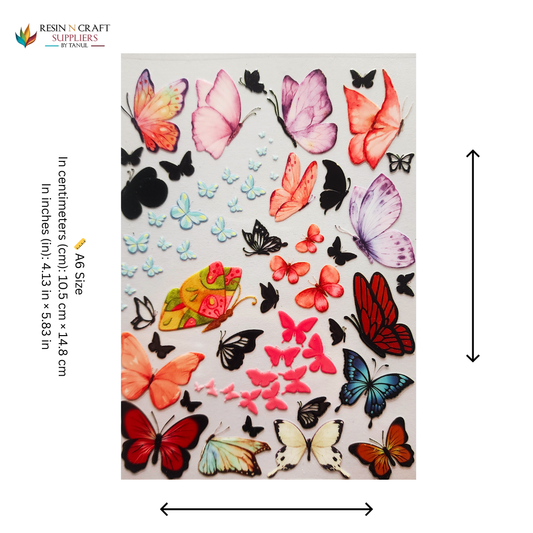 Color Peel & Stick UV DTF Sticker – A6 Size (UVS - 109)