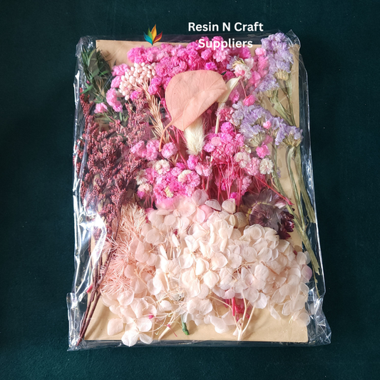 Dry Flower Card Packing (Pink & Pastel Theme) (CP006)