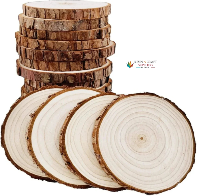 Natural Wooden Coaster Size (Cm): 12-13 X 1