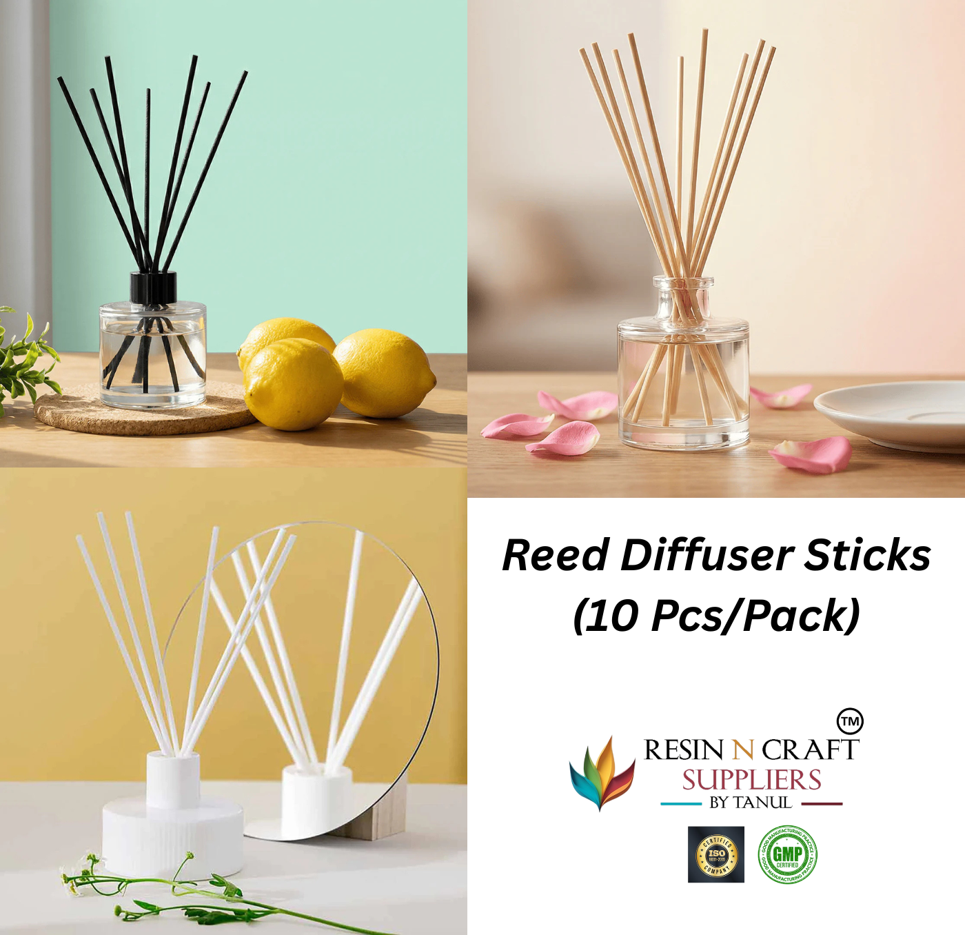 Reed / Aroma / Fragrance / Essential Oil / Perfume Diffuser Sticks (10 Pcs/Pack)