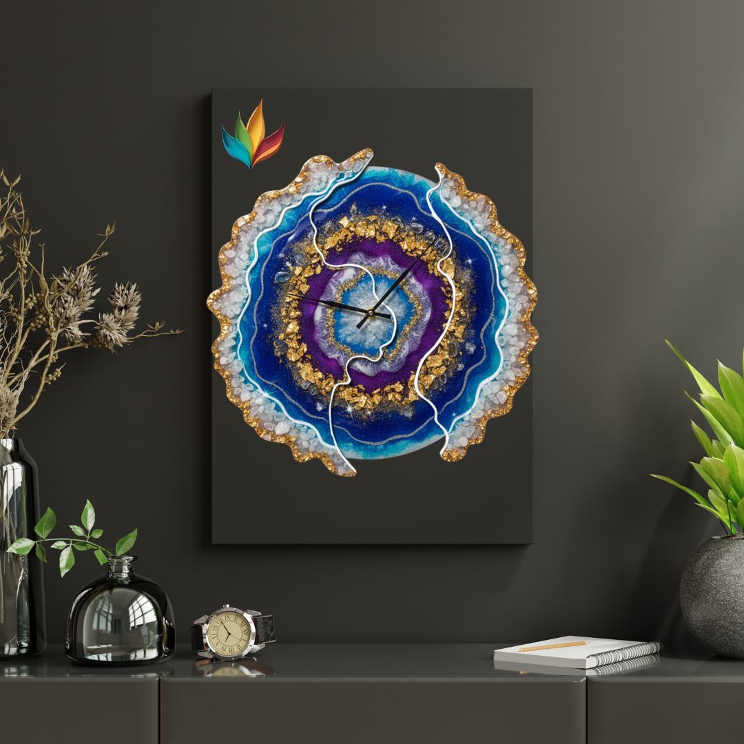 Geode Full Clock Set With Roman Numbers (CLOCK)