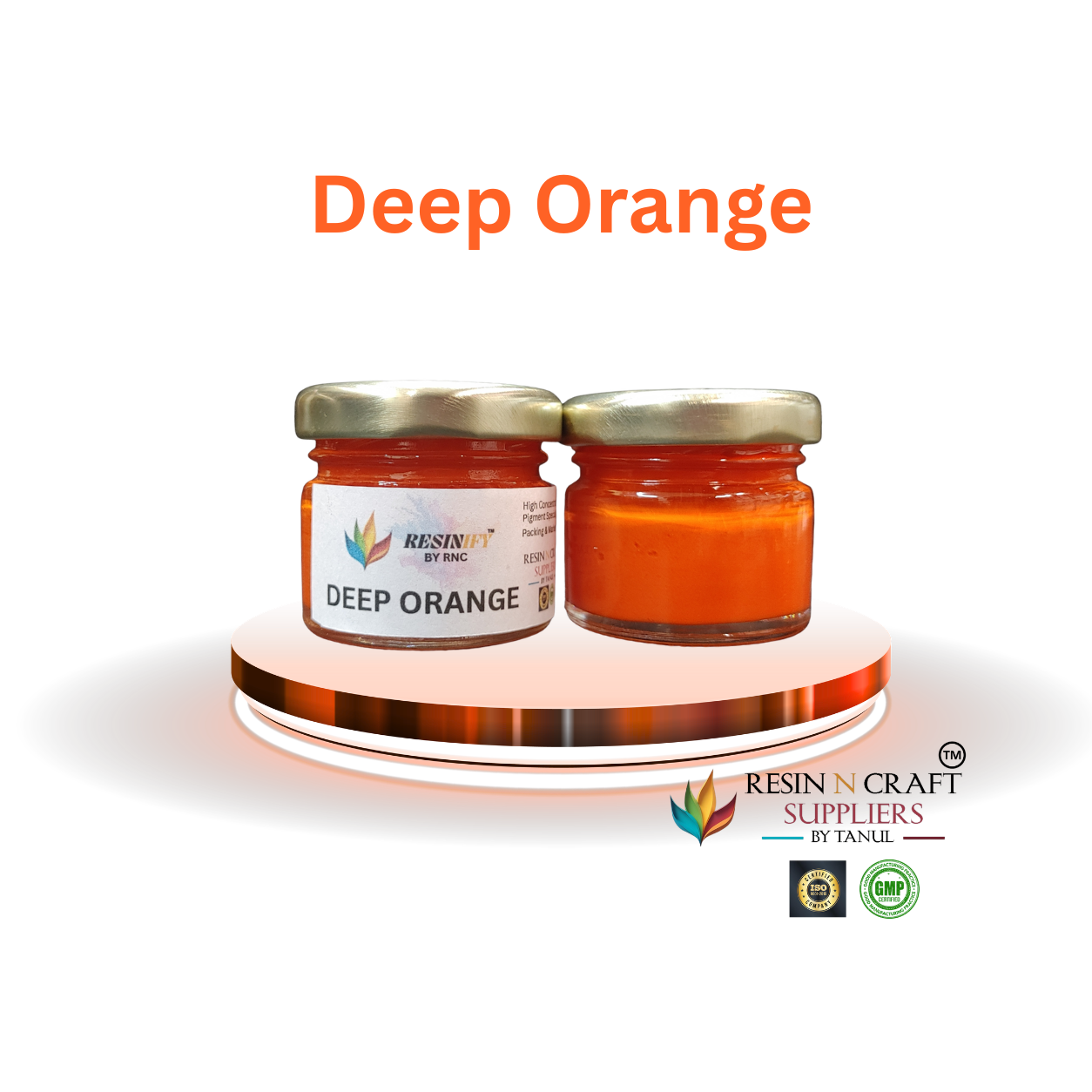 Deep Orange Opaque Pigment 20 GRMS