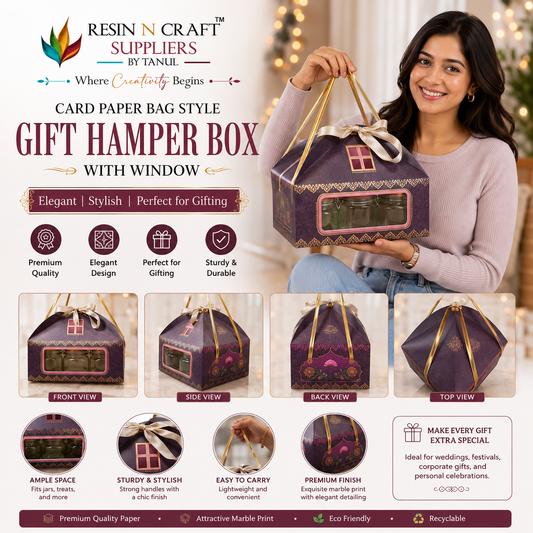 Gift Hamper Box with Window – Card Paper Bag Style