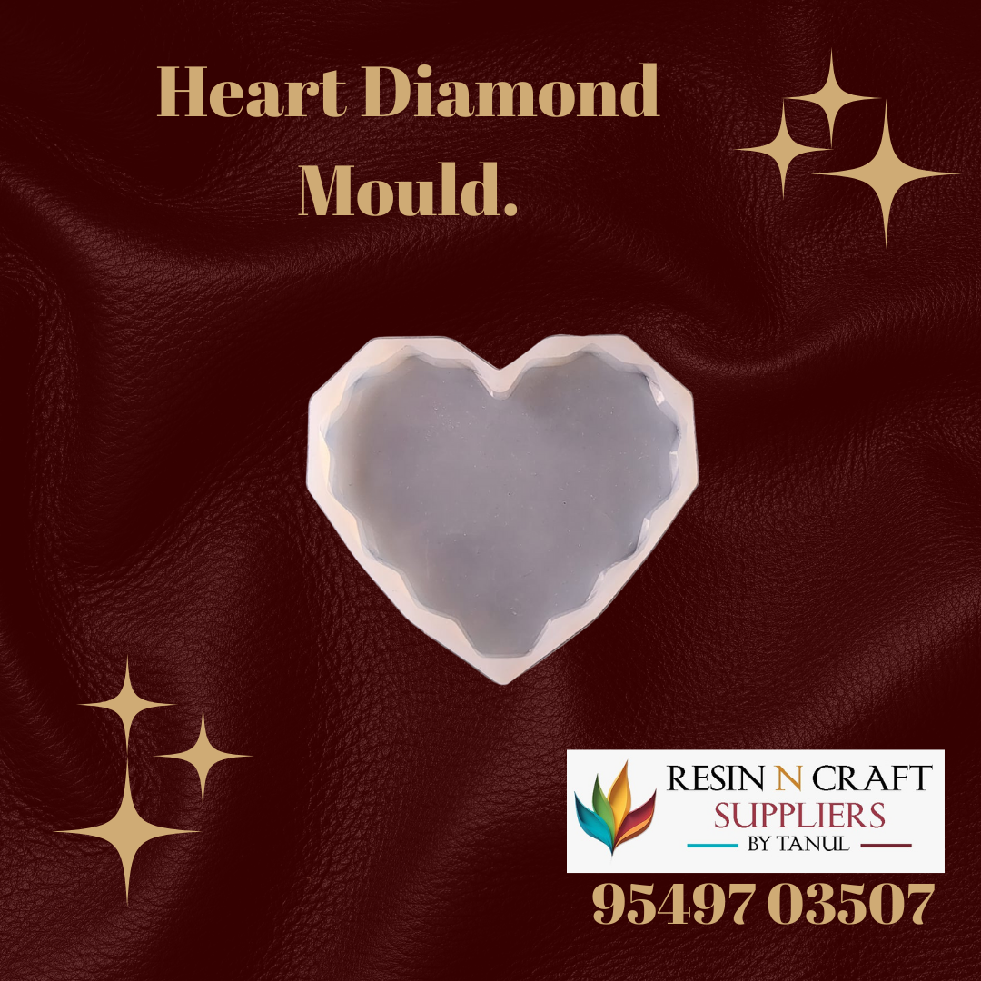 Diamond Cut Heart Mould