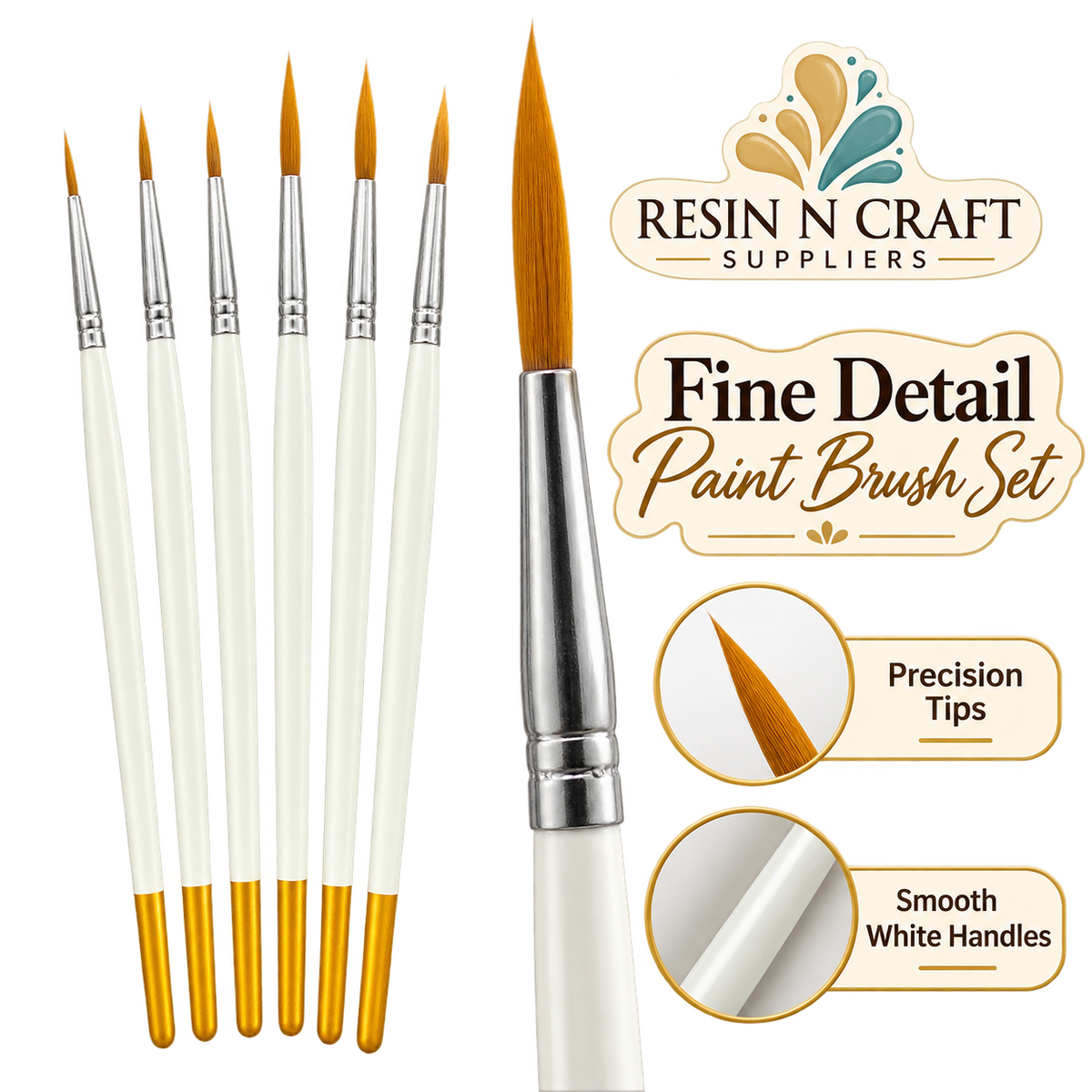 6 Pc Liner Brush
