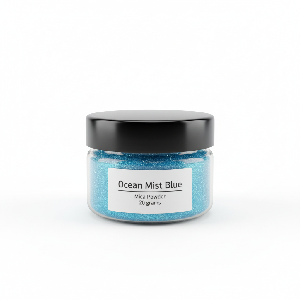 Ocean Mist Blue" Mica powder 20 grms pack