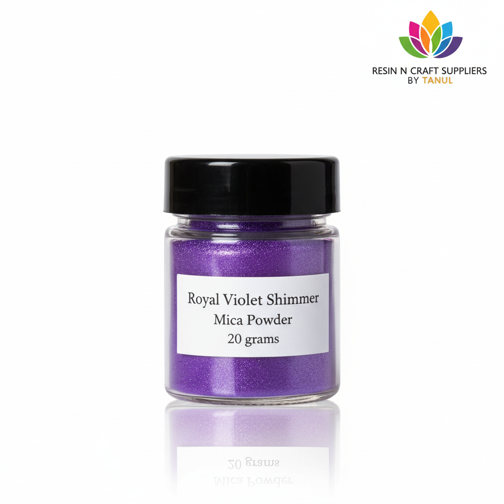 Royal Violet Shimmer Mica powder 20 grms pack