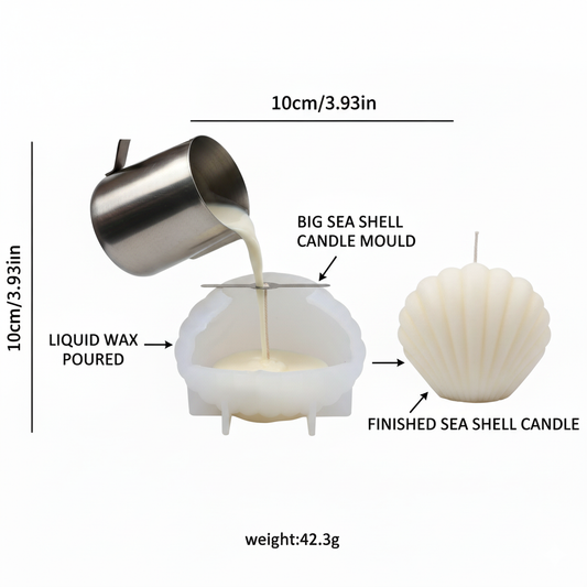 Big Sea Shell Candle Mould