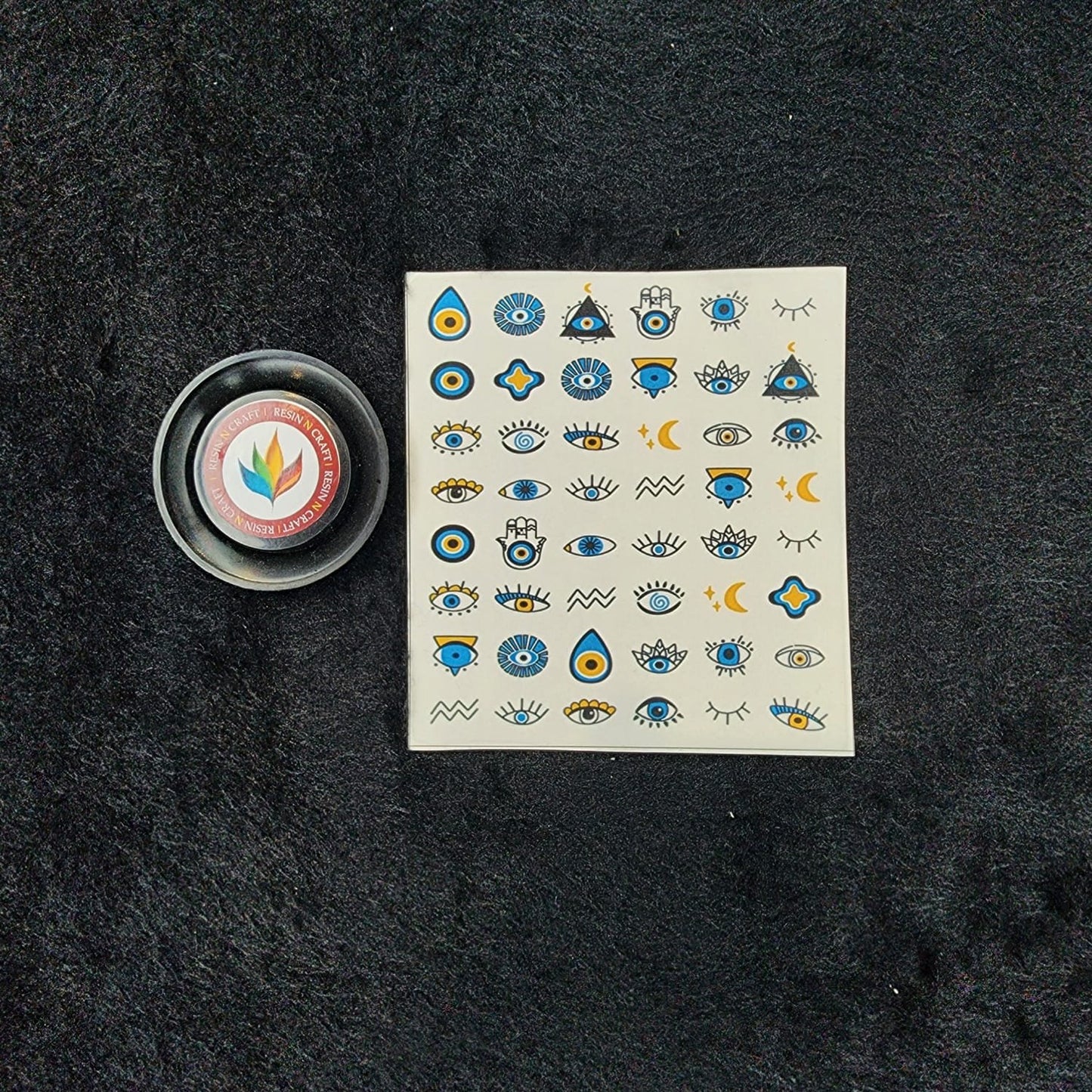 Resin Color Sticker Sheet RCS008