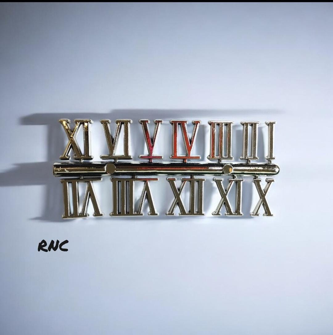 Roman Number Cutouts – 1"