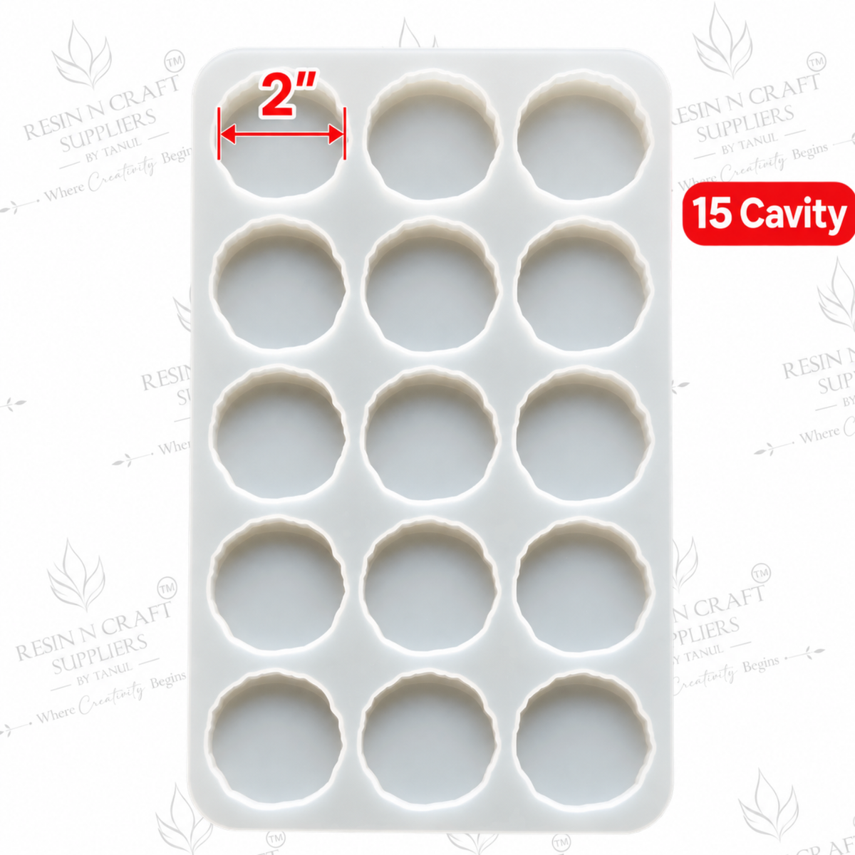 15 Cavity Zig Zag Agate Pop Socket/Keychain Mould 02"